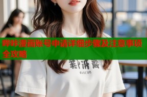 哔咔漫画账号申请详细步骤及注意事项全攻略